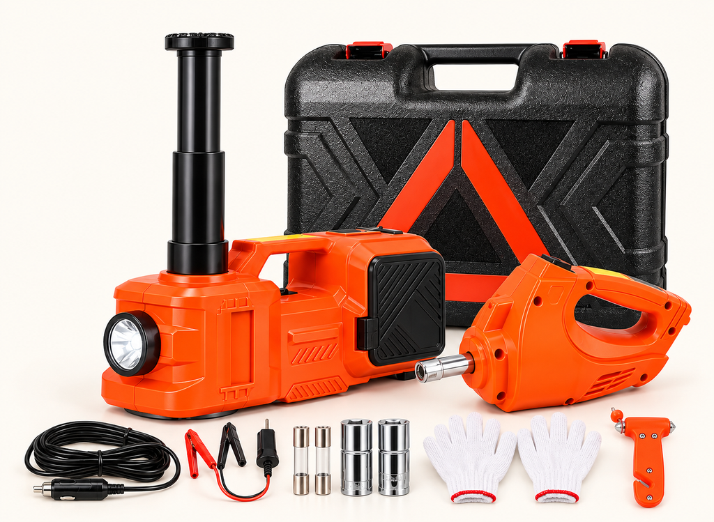 Car Jack & Wheel Spanner Set