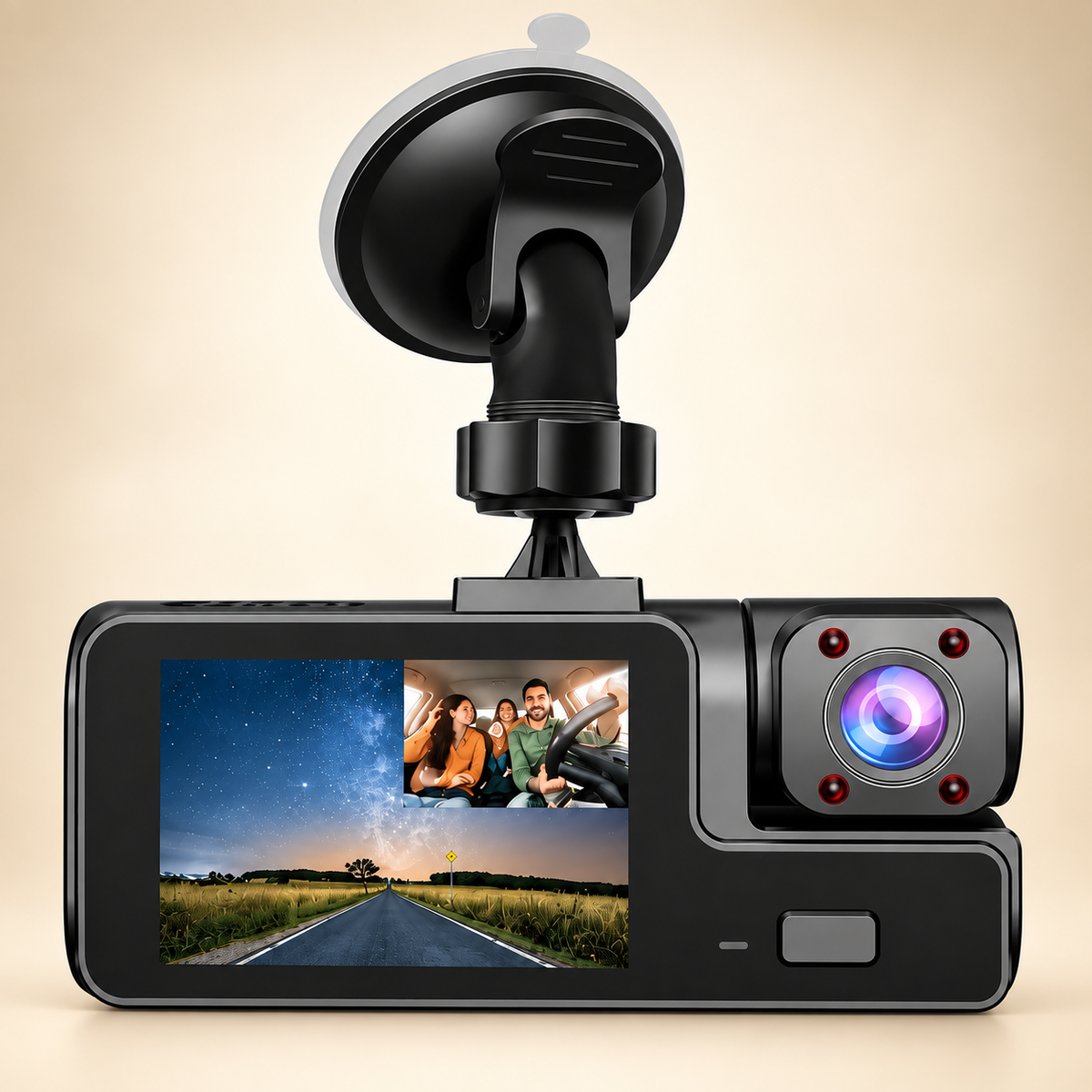 Front & Inside view Dashcam
